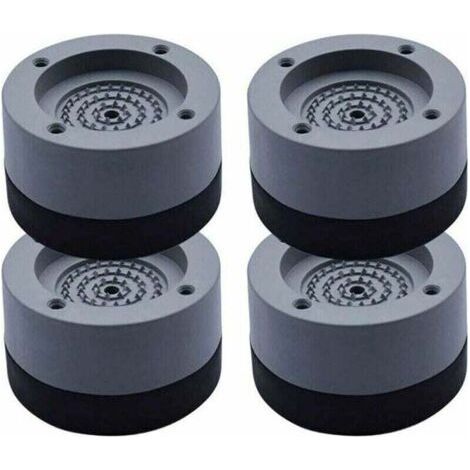 4Pcs Patins Anti Vibration Tampon Anti-vibration Lave Linge Universel Pieds Stabilisateur Piédestal pour Lave-Linge Réfrigérateur (1/5)