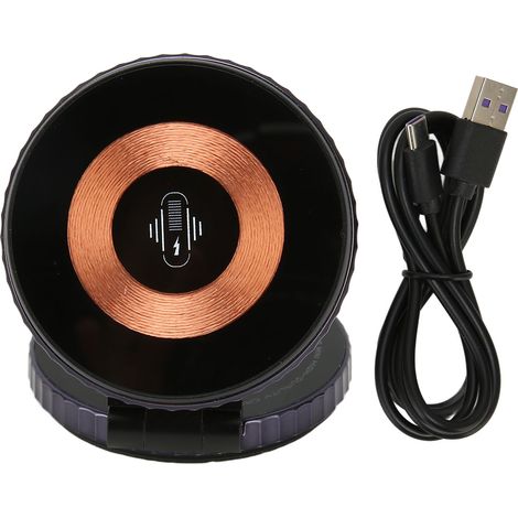 Chargeur sans fil magnétique 15W T1 pour voiture, support universel pour téléphone sur bouche d'aération, support magnétique sans fil. (1/5)