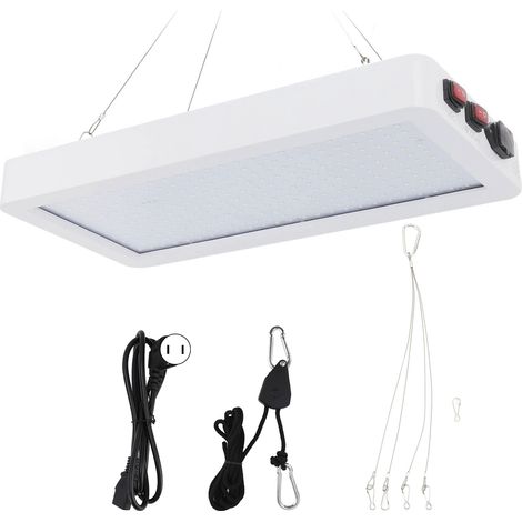 Lampe de culture LED 2000W pleine lumière double interrupteur 3 vitesses pour plantes d'intérieur, croissance et floraison, 100-277V prise US (1/5)