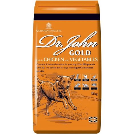 Croquettes pour chien Dr John Gold 15 kg (1/5)