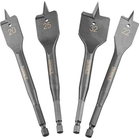 DEWALT - MÈCHES À BOIS PLATE HEXAONAL EXTREME (4 PCS) - DT4797-QZ (1/2)