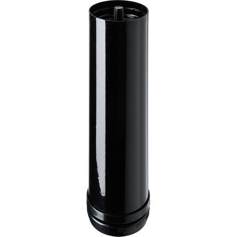Hettich Möbelfuß 6,0 x 20 - 23 cm Stahl schwarz - 1 Stück Möbelfuß