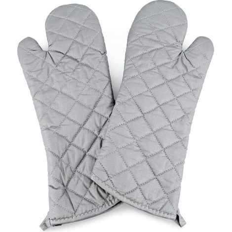 1 Paire Gants De Cuisine, Coton Résistant Chaleur 43x19cm, Pour Four Barbecue (1/5)