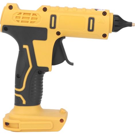 Pistolet à colle thermofusible 100 W à chauffage rapide, sans fil et alimenté par batterie, avec lampe LED (1/5)