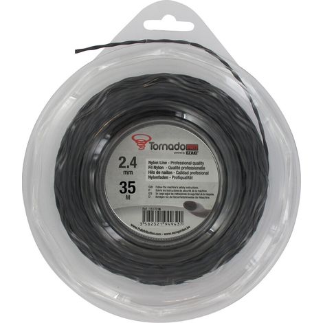 HILO DE RECORTADORA TRENZADO 2,4MM RIF 1517014 COMPATIBLE OZAKI TORNADO