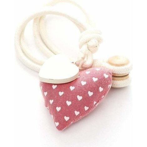 2 PCS Rideau Cravates Dos Belle Forme de Coeur Rideau magnétique embrasses Coton Naturel Lin Corde fenêtre Rideau Boucle Enfants Chambre Rideaux Titulaire décor (1/4)