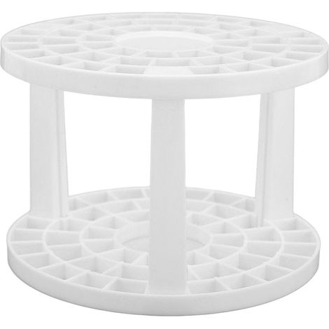 Support de rangement 49 trous pour pinceaux maquillage et stylos ongles, organisateur multifonction blanc pour salon, bureau ou maison (1/5)