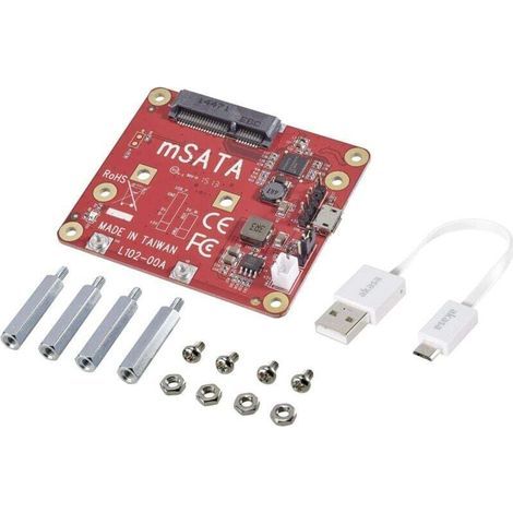 mSATA SSD expansion board for Raspberry Pi (1/4)