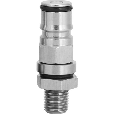 Adaptateur de verrouillage à bille pour fût de bière en acier inoxydable 304, soupape de décharge de pression, accessoire de brassage maison (liquide) (1/5)