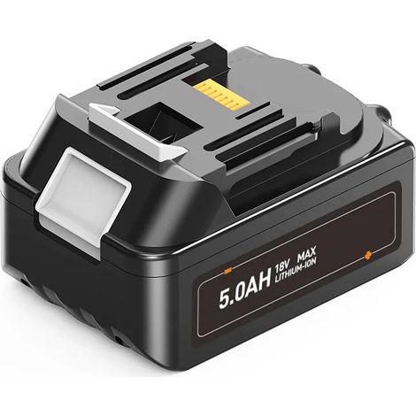 5000mAh BL1860B 18V batterie de rechange Li-ion pour Makita Compatible avec Makita 18volts batterie avec indicateur LED BL1860 BL1850B BL1840B BL1830B BL1815B LXT-400 outils électriques sans fil (1/5)