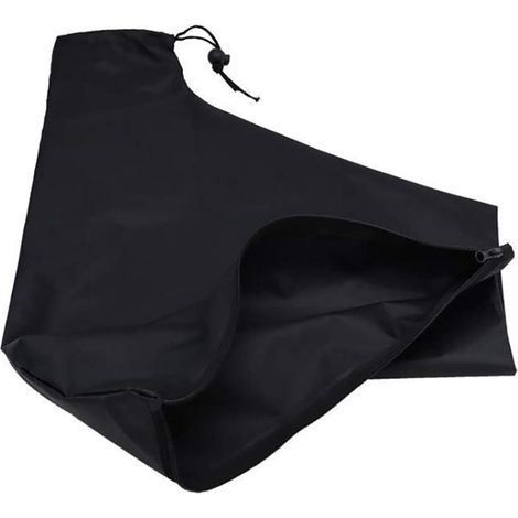 Ej.Life Laubbläser-Vakuumbeutel mit Reißverschluss, 420D Oxford, Wasserdicht, Laub- und Staubsammelbeutel mit Einer Größe von 44 X 60 cm (Schwarz) A (1/5)
