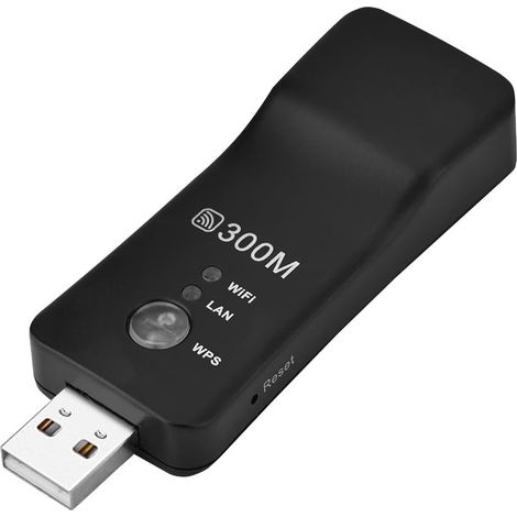 JSSEVN-Amplificateur WiFi N300 - Répéteur WiFi Haute Performance pour Couverture Étendue Maison Facile à Installer Compatible avec tous les (1/5)