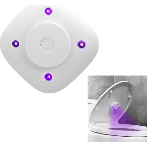 Toilet Lid Cleaner Light, UV Toilet Seat Light, Toilet Night Light, Toilet Lamp, Motion Sensor Activated LED Night Light (1/5)