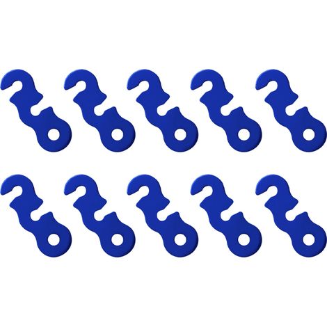 Tendeur De Corde En Aluminium - Pour Tente Camping Randonnée Trekking Activité Extérieure - Lot De 4 (1/5)