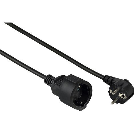 Hama Hama Cable de M-H 5m Netzkabel, mit Kindersicherung, schwarz. (1/2)