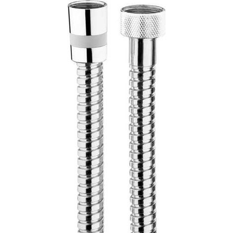 Flexible laiton 200cm double agrafage 1/2” x 1/2” FF chromé Doppia Aggraffatura - Bossini A03045E030