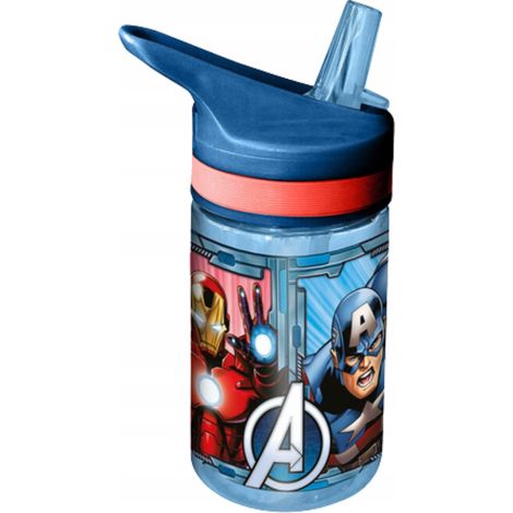 Botella escolar Tritan de los Vengadores de 400 ml, botella Marvel