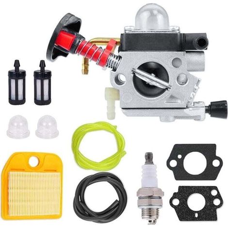 4237 120 0621 Carburateur pour Stihl New Type HS82 HS87 HS82R HS82RC HS82R HS82T HS87R HS87T HS87T Taille-Haies Carburateur avec Filtre à air Bougie d'allumage (1/4)