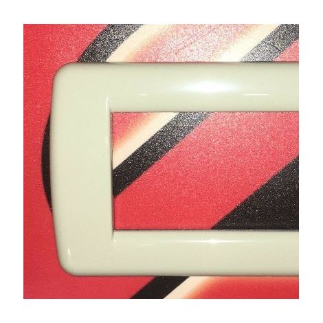 VIMAR - PLACCA RONDO' 6 MODULI SERIE IDEA COLORE SABBIA ART. 16756.09