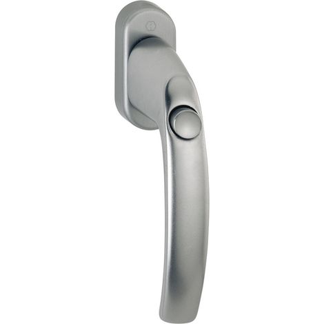 HOPPE® Fenstergriff abschließbar Atlanta 0530SV/U26, ohne Schrauben, Aluminium, 2258110