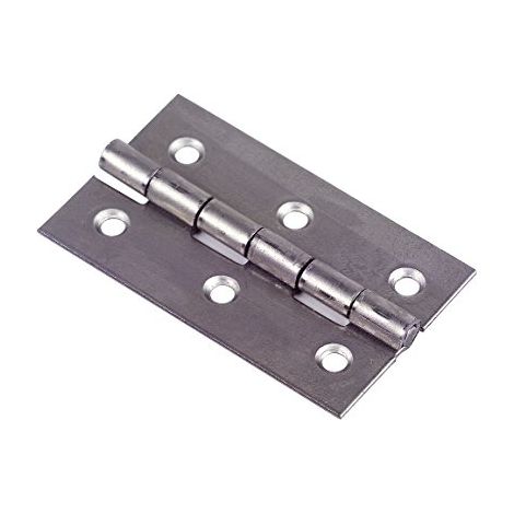 Charnière carrée Bordelaise double feuille 4210 acier décapé 30 x 30 mm - MONIN
