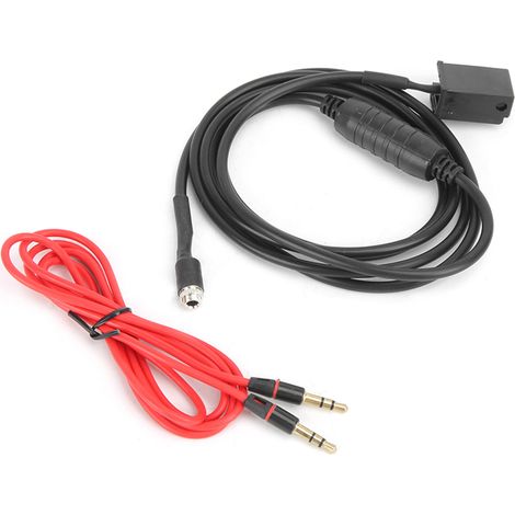 Adaptateur câble AUX avec prise jack 3,5mm femelle pour BMW Z4 E85 X3 E83 X5 E53 E39 E60 E61 E63 E64 (1/3)