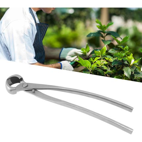 28,5 cm große, kugelförmige Gartenschere aus Chromlegierung, Gartenwerkzeug, Astschere, Bonsai-Formwerkzeug, Silber (1/5)