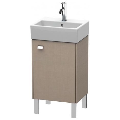 Meuble sous-vasque BRIOSO 570x434x339mm poignée chromé ouverture droite lin