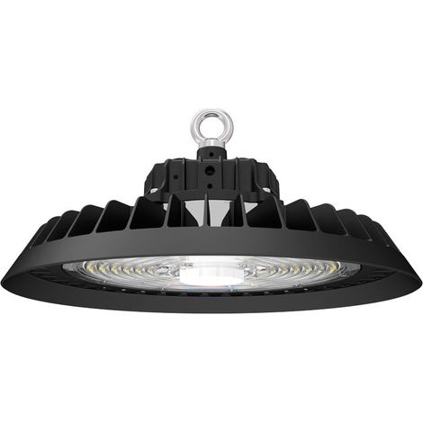 IluminaShop - Cloche Industriel LED UFO Chip Osram 150W 180Lm/w IP65 Dimmable 110V Blanc Neutre 4000K (1/3)