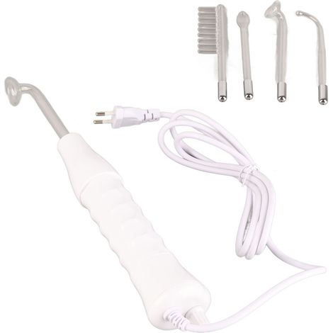 Appareil de beauté électrothérapie haute fréquence portable anti-acné, soin des rides et poches sous les yeux, raffermissant la peau, lumière rouge, prise UE 220V (1/5)