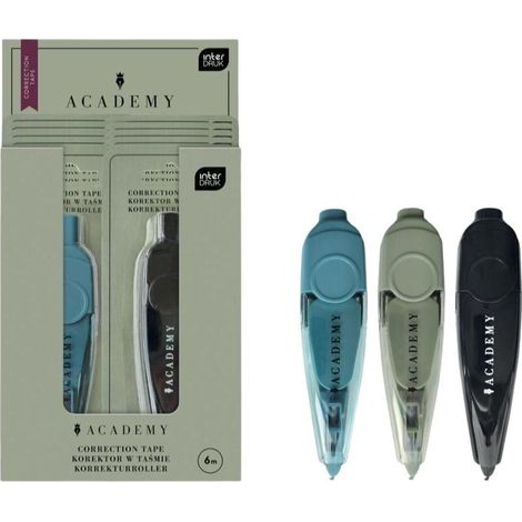 Academy Correction Tape 6m Mix