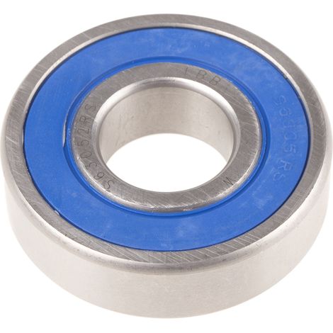 Roulement à billes étanche rigide, ø int. 25mm, ø ext. 62mm, larg. 17mm ( Prix pour 1 )