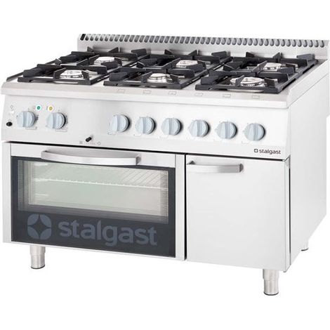 Gazinière avec four électrique chaleur tournante 1200x700 - Stalgast