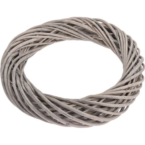 Couronne décorative en rotin Kubu - 45 cm - couronne en osier pour porte/table, à décorer soi-même (1/4)