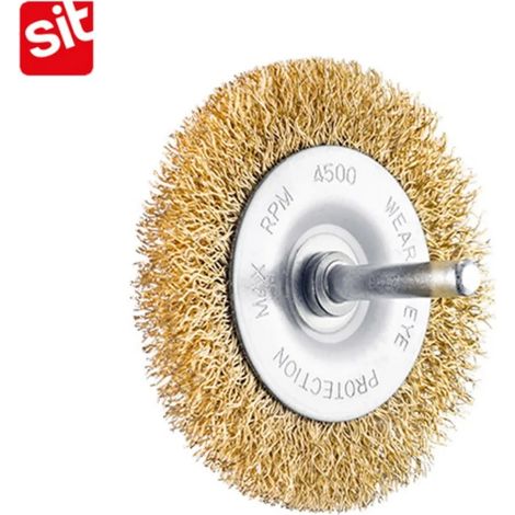 SPAZZOLA CIRCOLARE CON GAMBO SIT Ø 100 mm