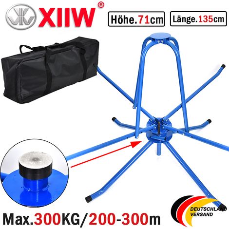 Dévidoir de tuyau Pex Pert‑AL Enrouleur pour Tuyau Chauffage au Sol Charge 300kg Longueur du rouleau Max 600m (1/5)