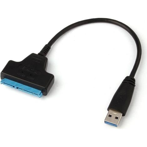 USB 3.0 vers SATA 22 broches 2,5 pouces disque dur pilote adaptateur câble SSD Lin  111 (1/3)