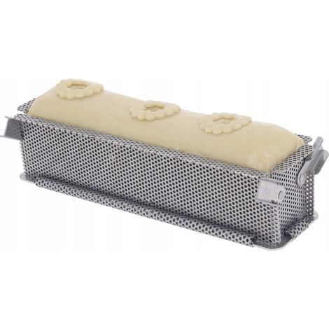 de Buyer Geoforme Backform perforiert Silber 24 cm