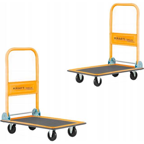 Carrello di trasporto per magazzino Kraft&Dele da 150 kg con piattaforma. (1/5)