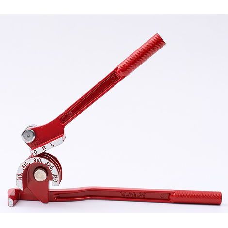 3-in-1-Rohrbiegegerät (manuell), Größen 6/8/10 mm, 180°-Hebel, robuster Winkel, Kupfer, Messing, Aluminium, Baumetall (metrisch) (1/5)