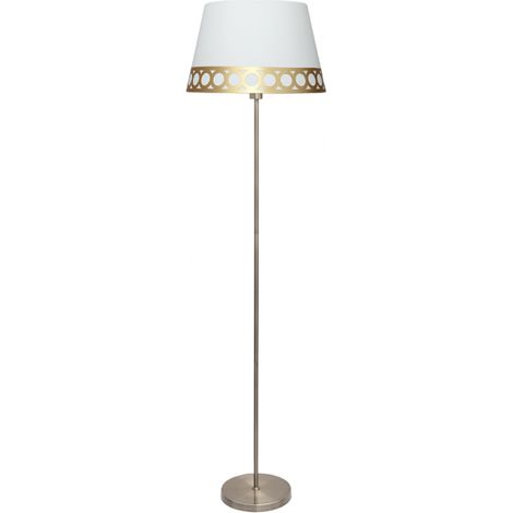 Lampada da terra Dalia 1xe27 bianco/oro of FABRILAMP.