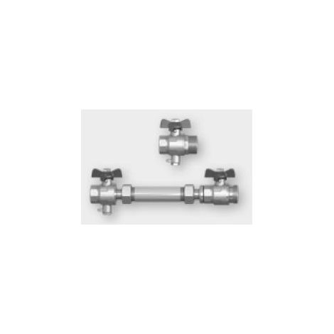 Vono Floortec Wärmemengenzählerset horizontal UNI zu Edelstahlverteiler
