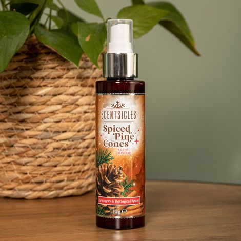 114ml Spiced Pinecone Scentsicles Christmas Decoration Spray Mist (1/5)