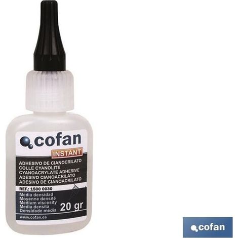 Adhésif cyanoacrylate. Haute Densité 20gr.