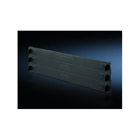 Rittal DK Schwarzer Abdeckpaneel 3U Pack mit 3 Stück (1/5)