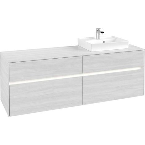 VB WTUS Collaro C079B0 1600x548x500mm avec cloche. 4 extraits WT re Bois Blanc