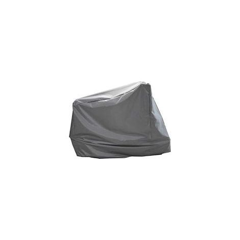 Housse de protection pour vélo d'appartement (gris) 124 x 58 x 117/147 cm, housse de protection pour vélo d'intérieur vertical et tissu Oxford imperméable, idéale pour une utilisation en intérieur (1/4)