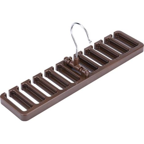 Porte-Ceintures - Porte-Foulards - Organisateur de Rangements pour Placard - Rotation 360° - Bras Anti-Dérapage - Pour 10 Pièces (1/5)