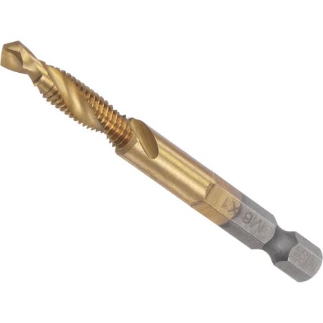 Foret et Taraud Combinés Taille de Filetage M6 x 1 pour Aluminium (1/5)