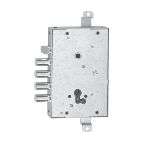 SERRATURA METALLO APPLICARE 668GF0 ISEO F.SAGOM M2 TRIPL+SCR IP.MM 28 E.MM 63 (CISA)